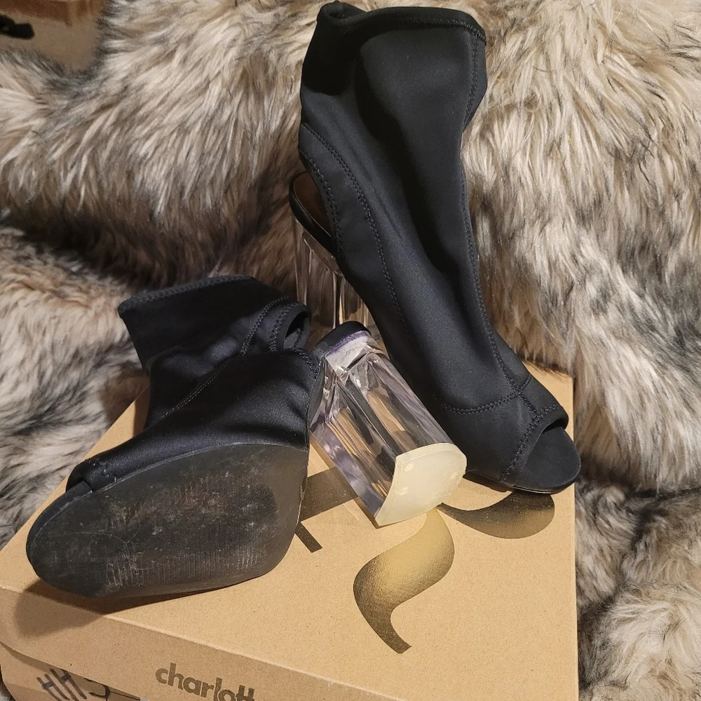 Charlotte Russe Ankle Booties size 9 Black